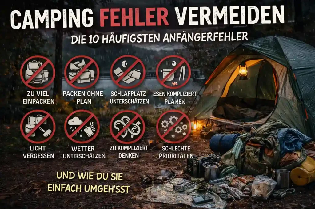 camping fehler vermeiden